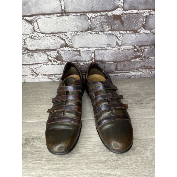 Bruno Verri Brown Leather Metallic Fashion Shoes Sneakers Men Sz 42EU/9M US main image 10